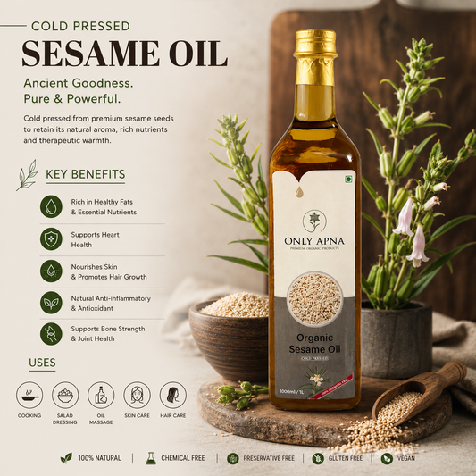 Cold Pressed White Sesame Oil