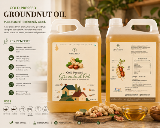 Cold Pressed Groundnut Oil