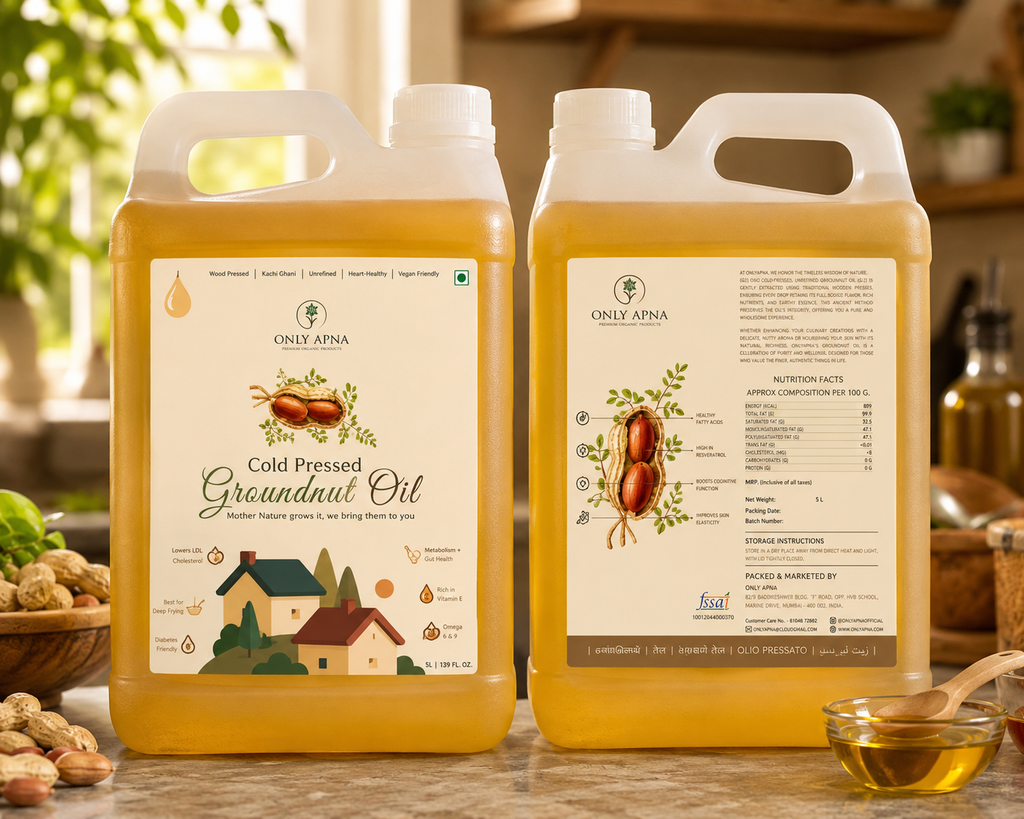 Cold Pressed Groundnut Oil