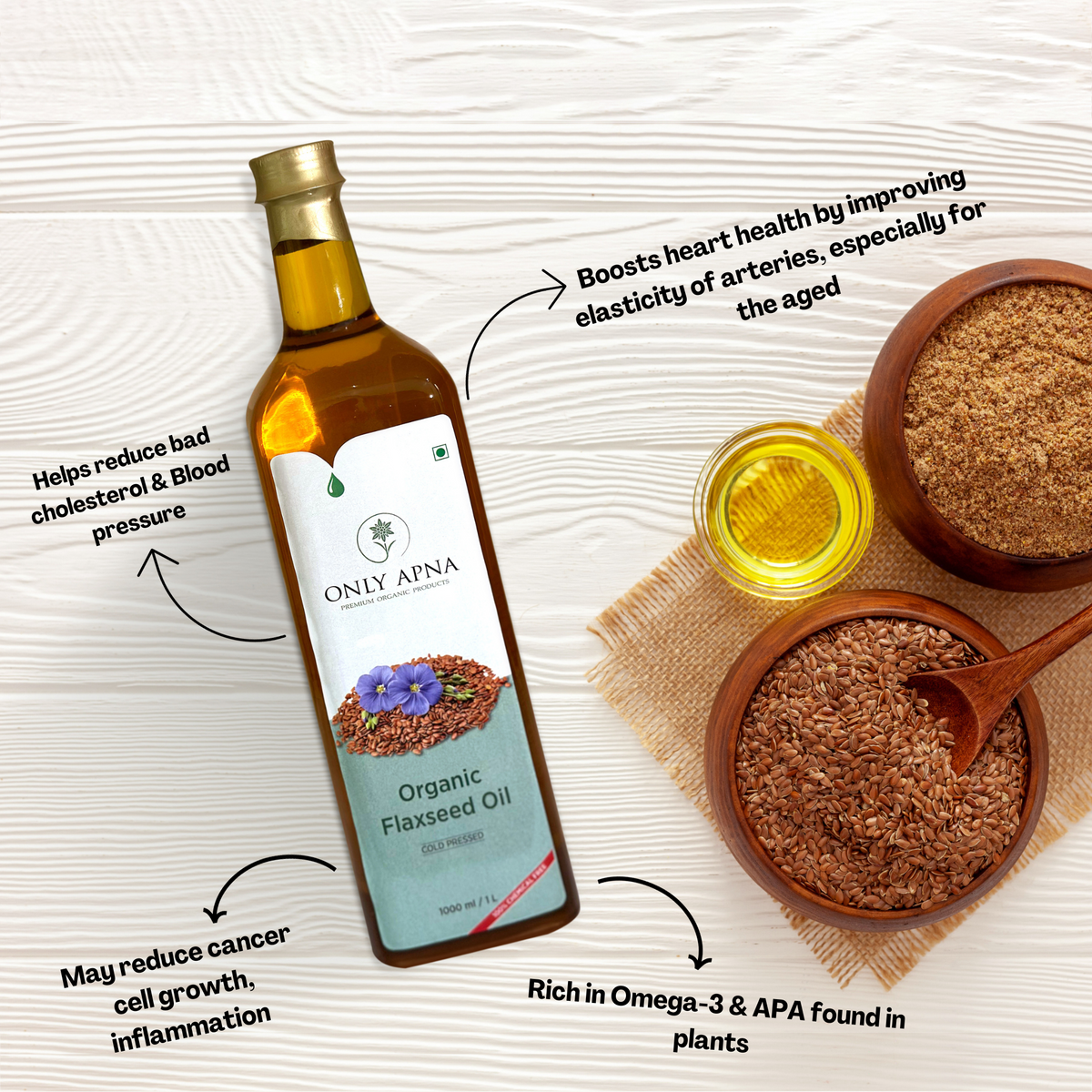 Cold Pressed Flaxseed Oil