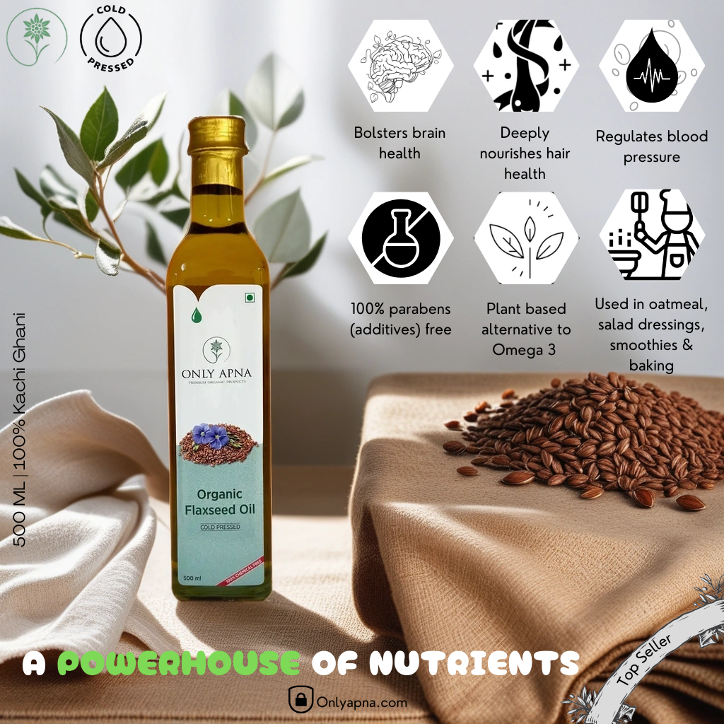 Cold Pressed Flaxseed Oil