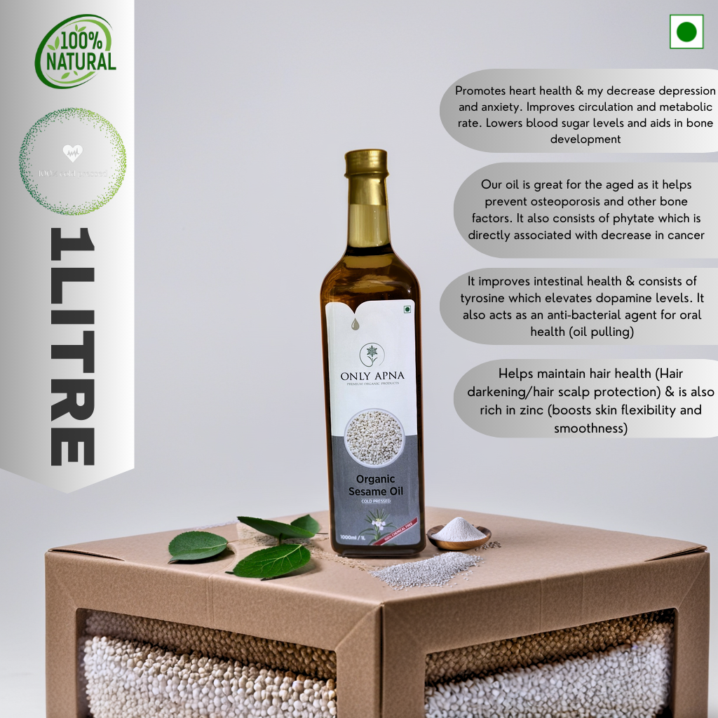 Cold Pressed White Sesame Oil